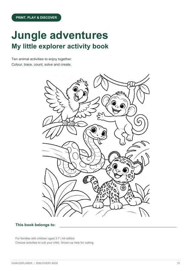 Jungle Adventures book cover